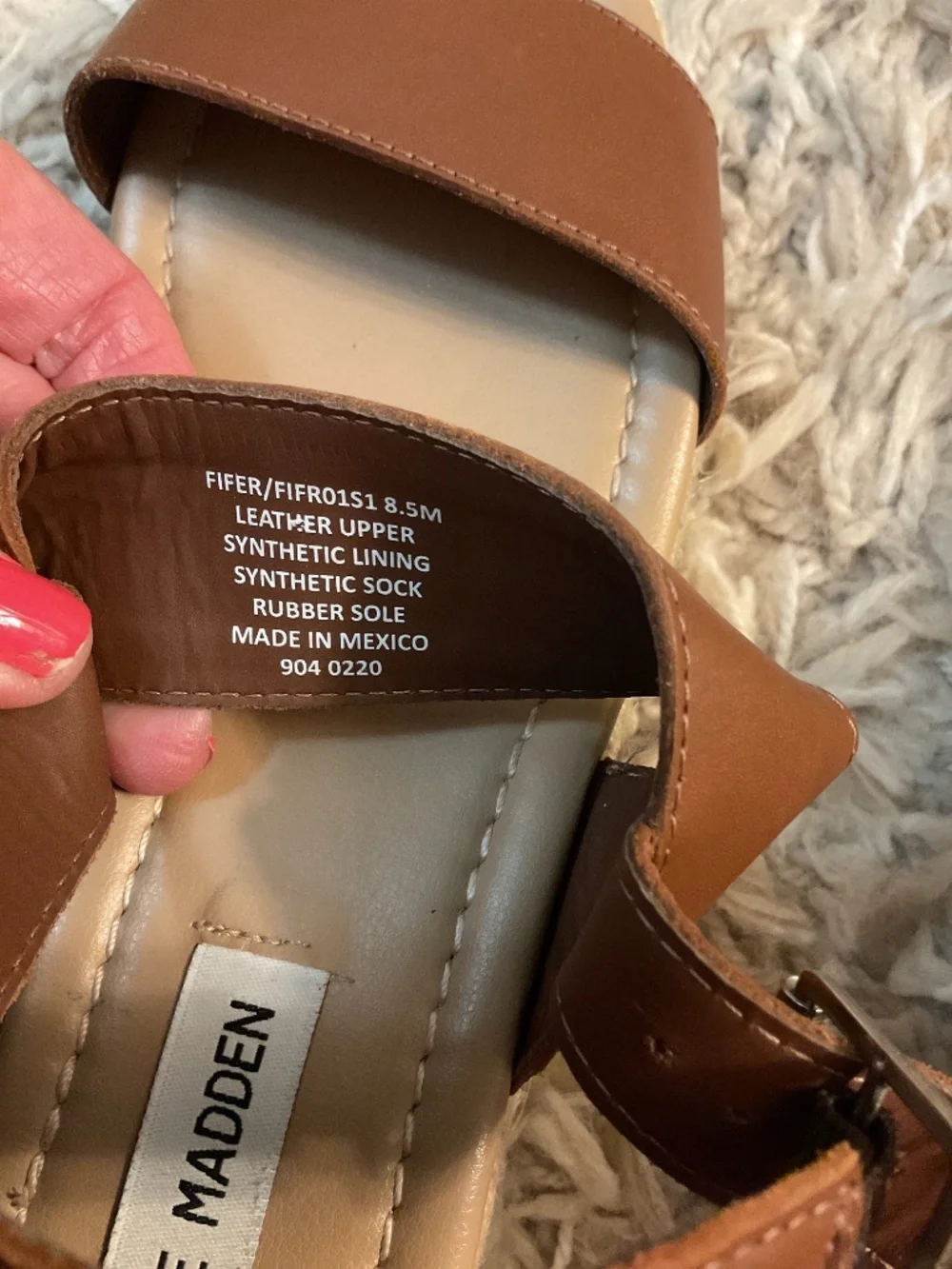 NWOT Steve Madden Tan/Brown platform espadrille wedges